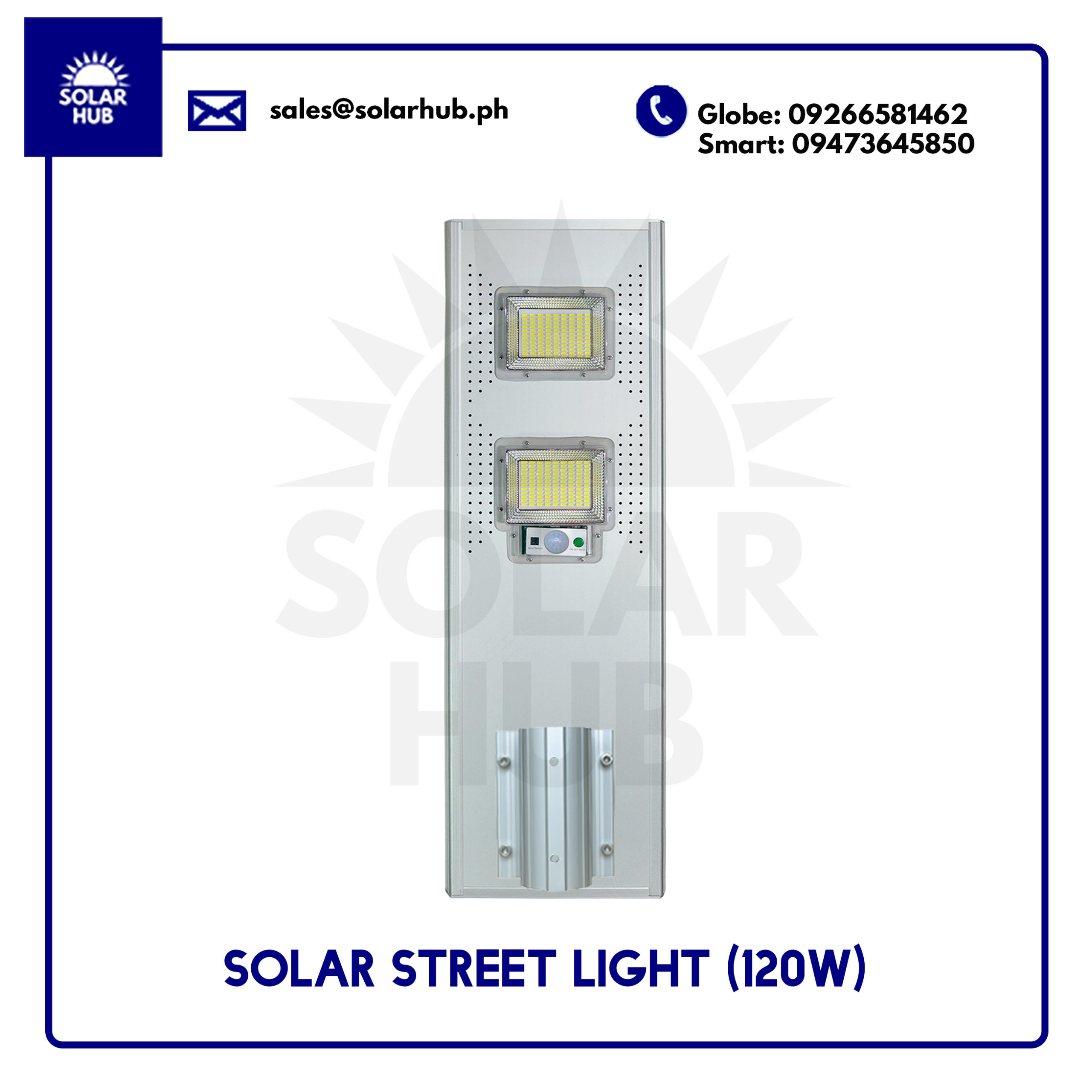 120W Solar LED Street Light Aluminum IP65 Waterproof with Motion & Remote Controller Automated Outdoor Light