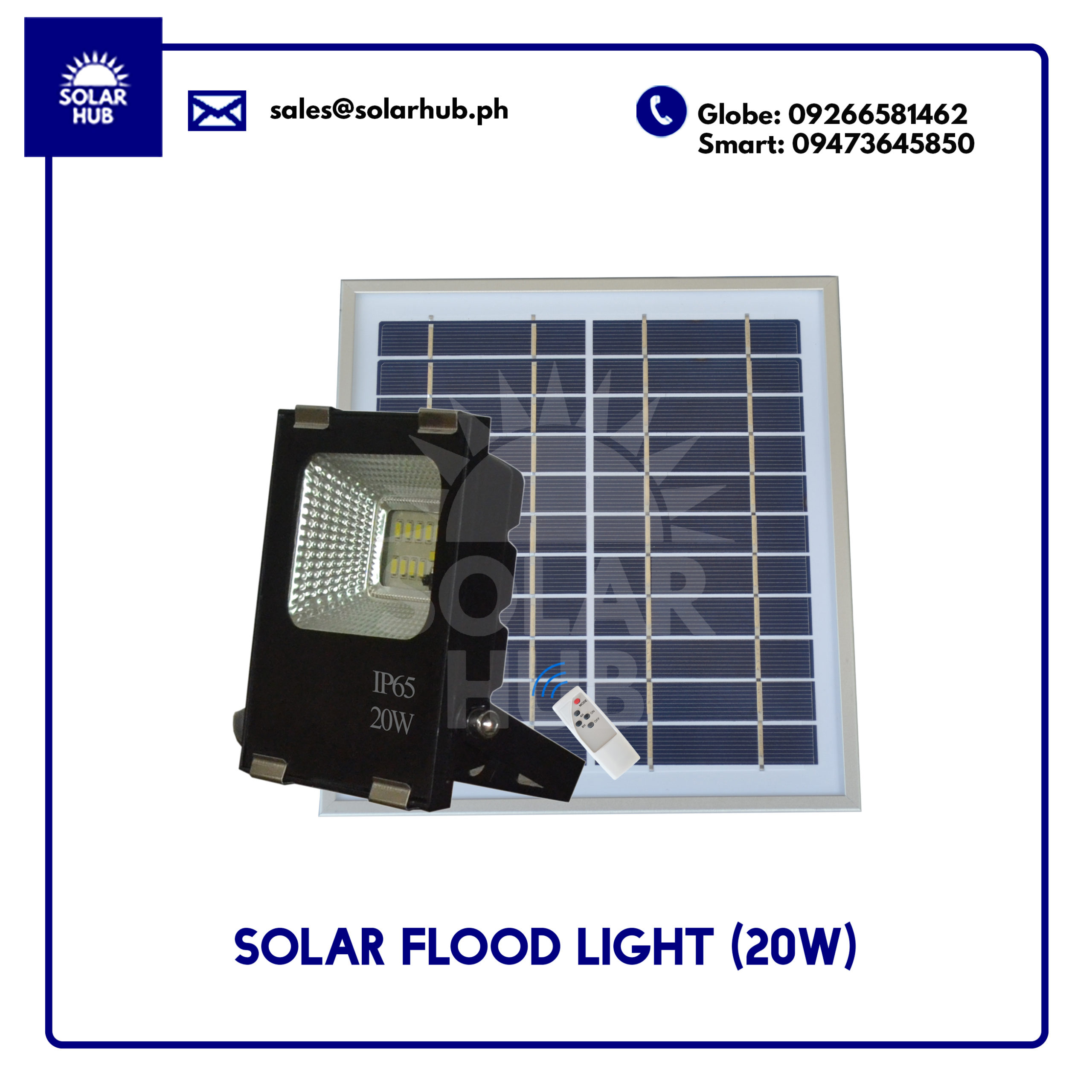 20W Solar Flood Light IP65