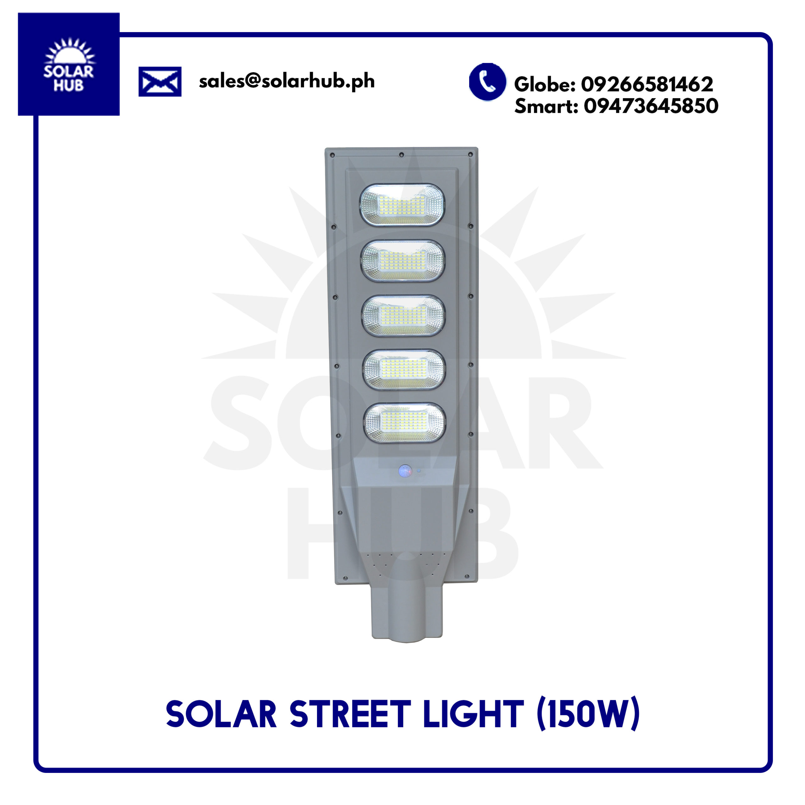 150W Solar LED Street Light IP65 Waterproof Motion Sensor Automated Outdoor Light