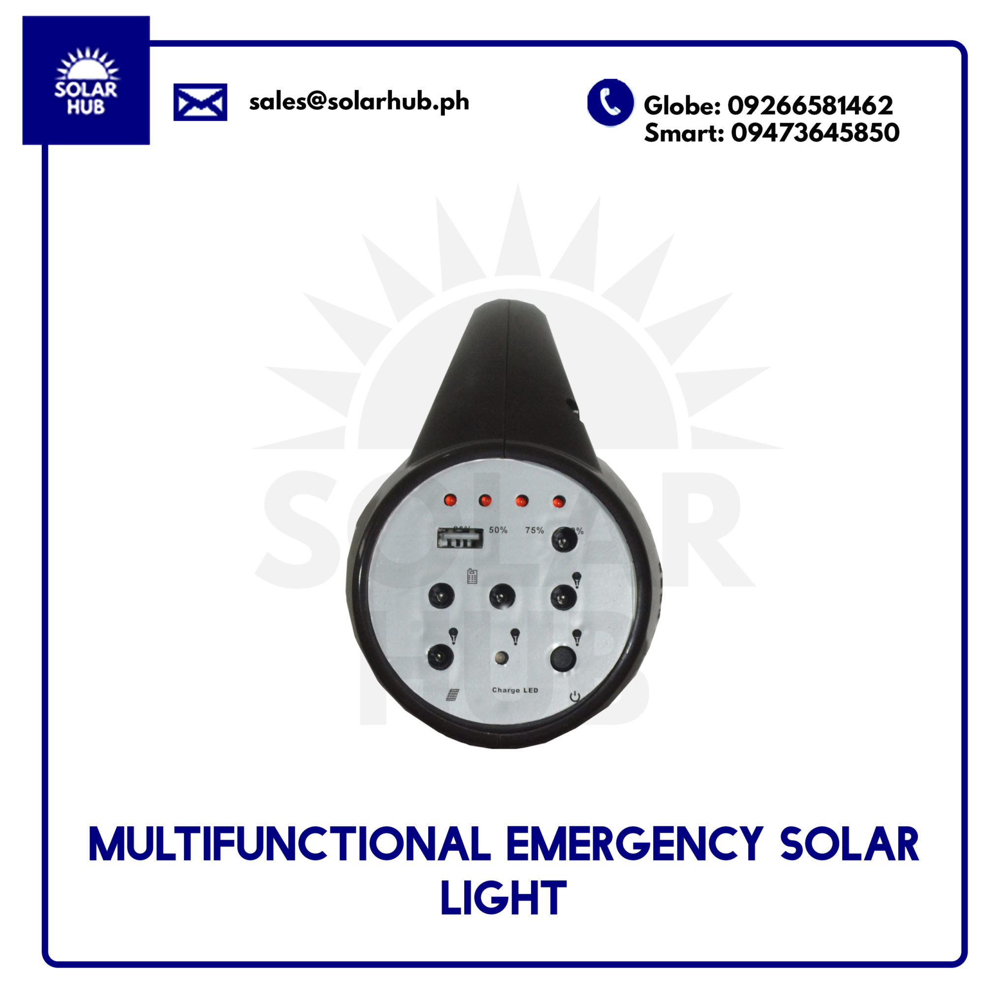 Multifunctional Solar Emergency Light Solar Hub PH