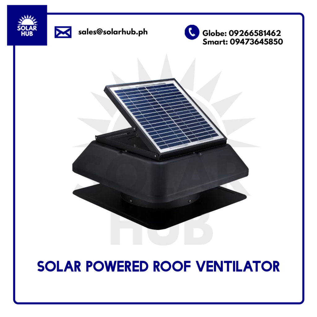 30W Solar Powered Roof Ventilator Solar Hub PH