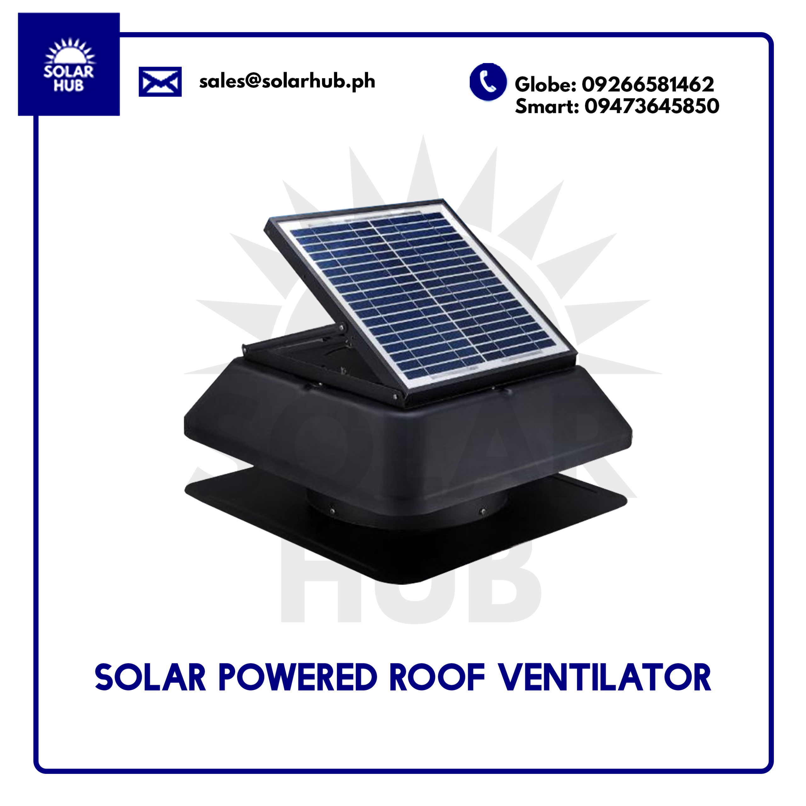 30W Solar Powered Roof Ventilator