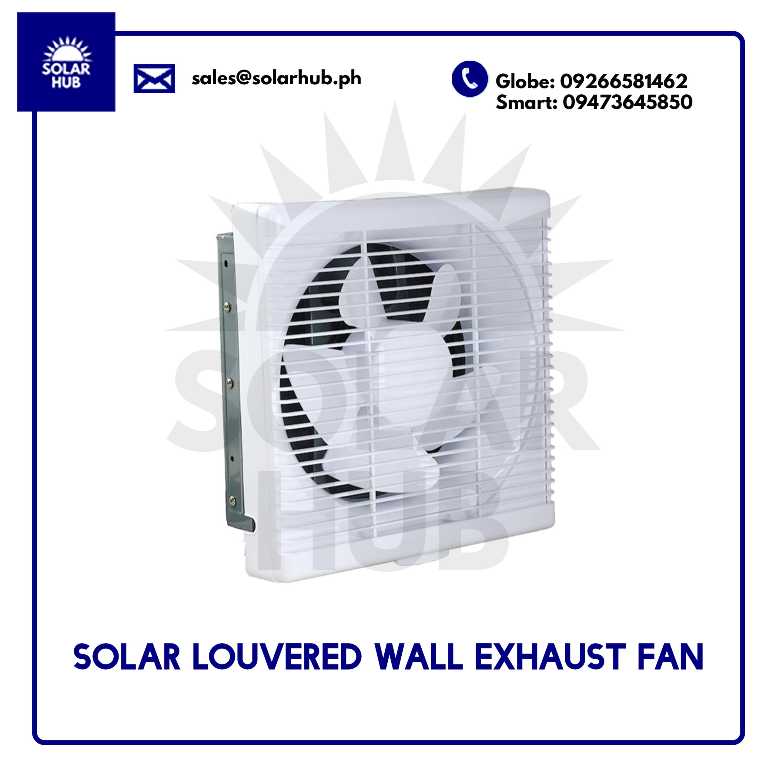 30W Solar Wall Exhaust Fan
