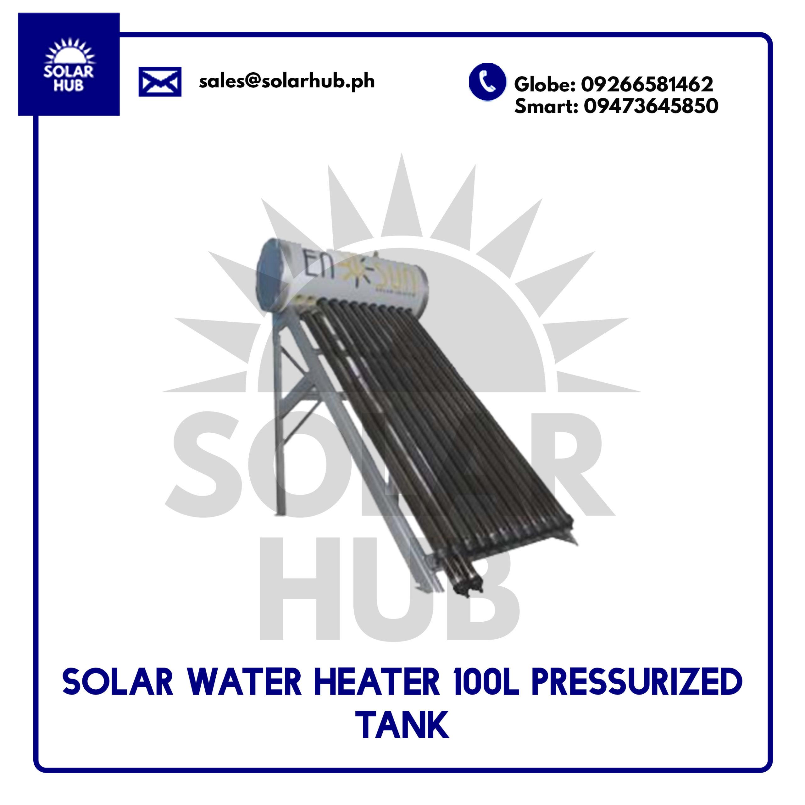 100L Solar Water Heater Pressurized Tank