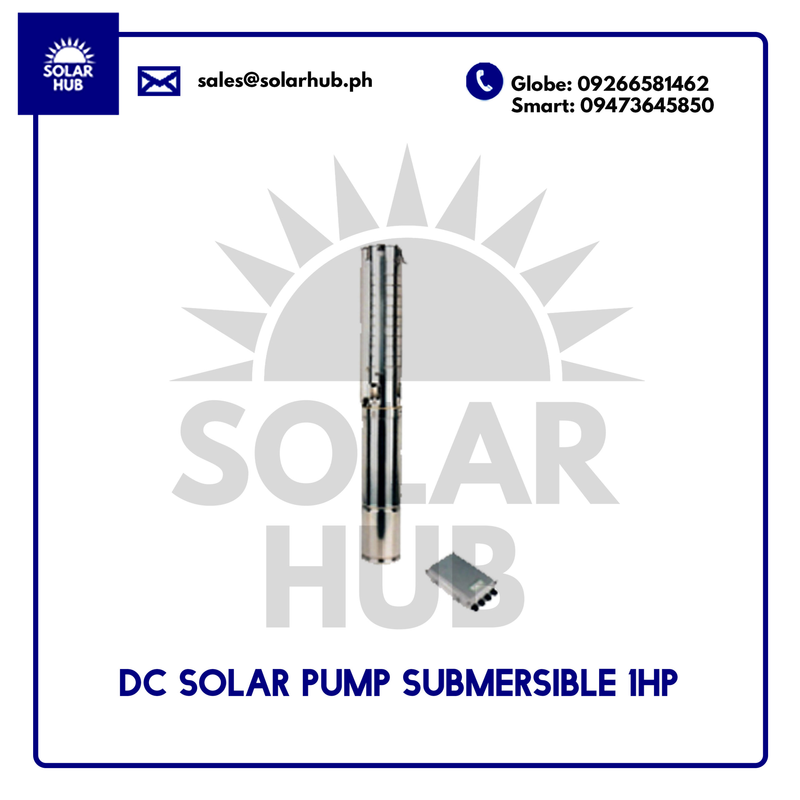 1HP DC Solar Pump Submersible