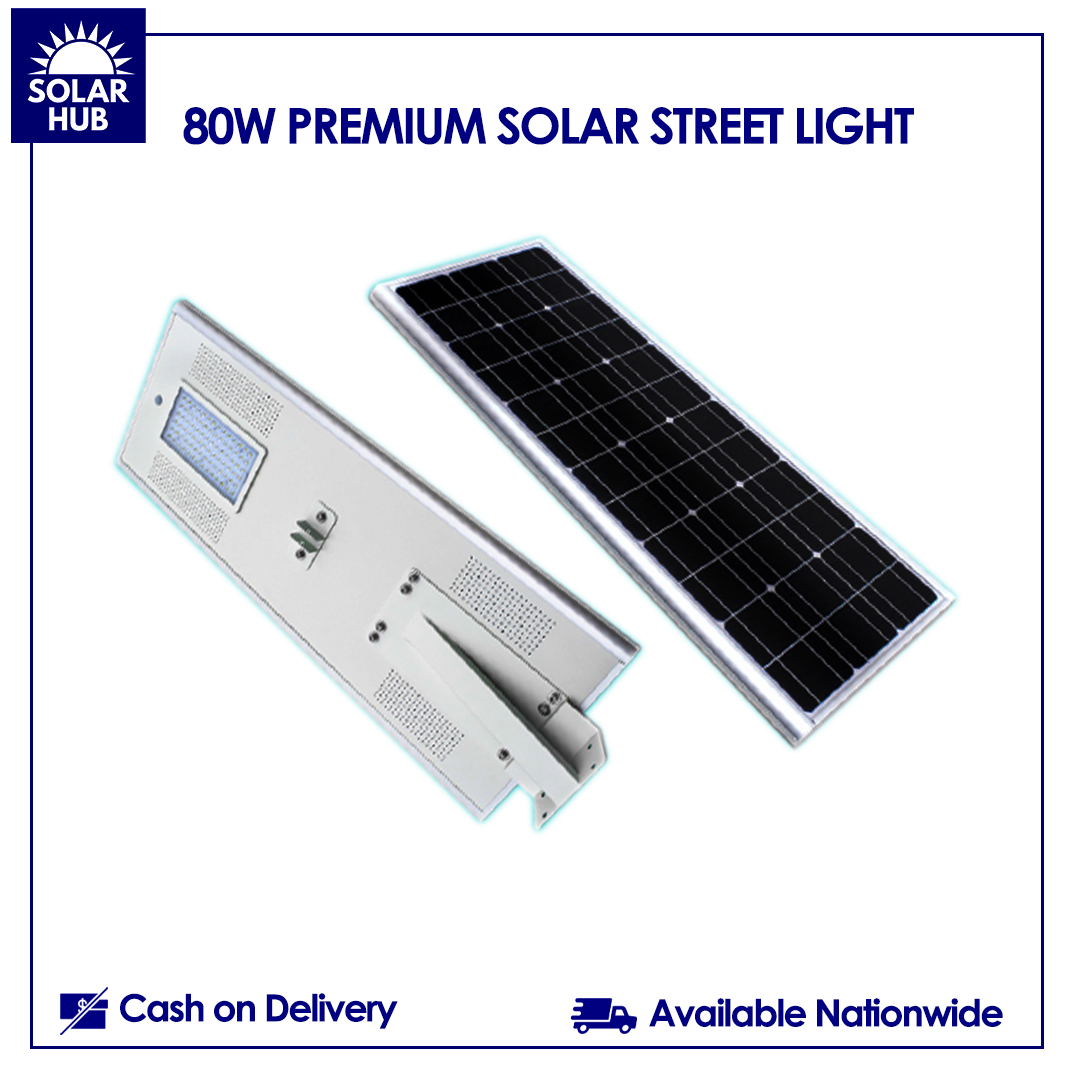 80W Premium Solar Street Light